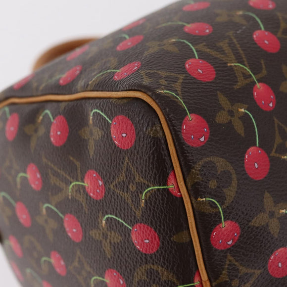 LOUIS VUITTON Monogram Cherry Speedy 25 Hand Bag M95009 LV Auth 211383SAV