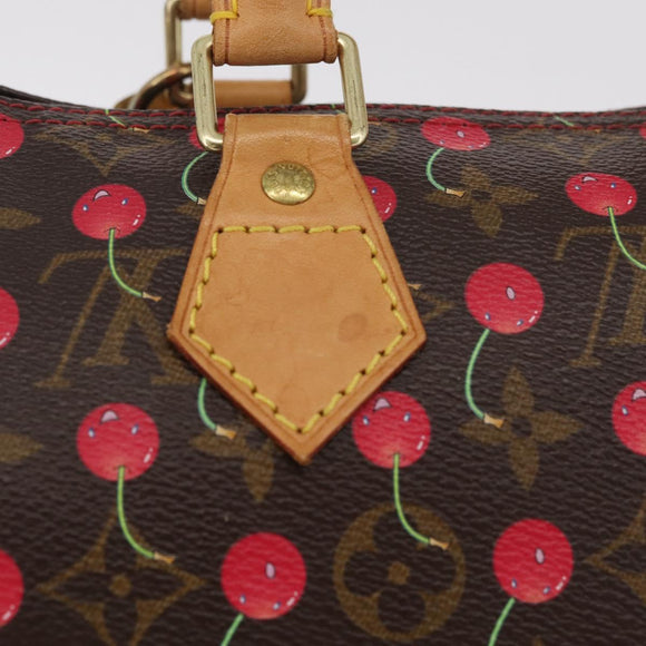 LOUIS VUITTON Monogram Cherry Speedy 25 Hand Bag M95009 LV Auth 211383SAV