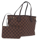 LOUIS VUITTON Damier Ebene Neverfull PM Tote Bag N51109 LV Auth 211385SAV-1