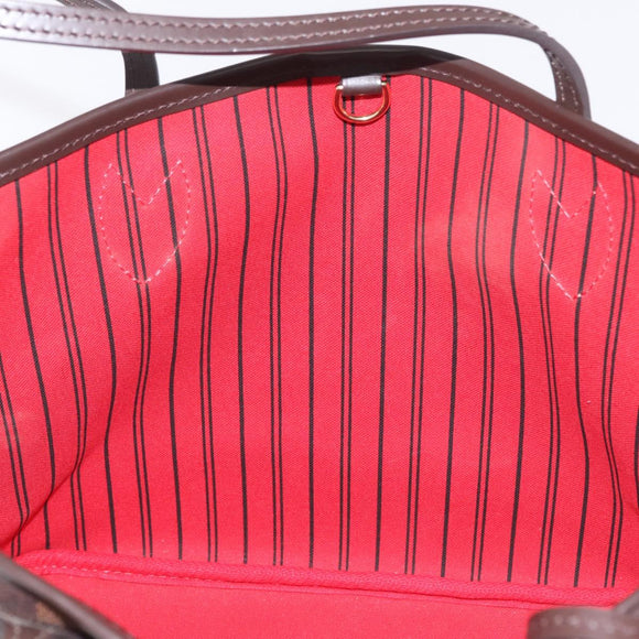 LOUIS VUITTON Damier Ebene Neverfull PM Tote Bag N51109 LV Auth 211385SAV