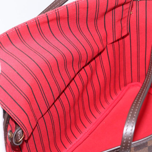 LOUIS VUITTON Damier Ebene Neverfull PM Tote Bag N51109 LV Auth 211385SAV