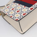 GUCCI Sylvi Small Shoulder Bag Leather 2way Ivory Gold 524405 Auth 211386M-13