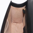 GUCCI Sylvis Small Web Sherry Line Shoulder Bag 2way Black 421882 Auth 211387V-20