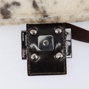 FENDI Mamma Baguette Shoulder Bag Harako leather Ivory Silver Auth 211390SAM-18