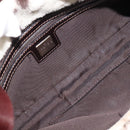 FENDI Mamma Baguette Shoulder Bag Harako leather Ivory Silver Auth 211390SAM-20
