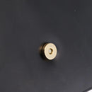 GUCCI Shoulder Bag Leather Black Gold Auth 211394V-24