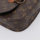 LOUIS VUITTON Monogram Saint Cloud MM Shoulder Bag M51243 LV Auth 211399-13