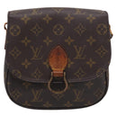 LOUIS VUITTON Monogram Saint Cloud MM Shoulder Bag M51243 LV Auth 211399-2