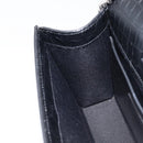 Saint Laurent Kate Chain Shoulder Bag Leather Black Silver Auth 211403M-21