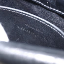 Saint Laurent Kate Chain Shoulder Bag Leather Black Silver Auth 211403M-23