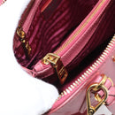 PRADA Hand Bag Saffiano leather 2way Pink Gold Auth 211405V-27