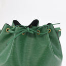 LOUIS VUITTON Epi Noe Shoulder Bag Green M44004 LV Auth 211413V-17