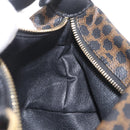 CELINE Macadam Canvas Hand Bag PVC Black Gold Auth 211415V-20