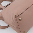 GUCCI Soho Hand Bag Leather 2way Pink Gold 308362 Auth 211417V-15