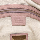 GUCCI Soho Hand Bag Leather 2way Pink Gold 308362 Auth 211417V-18