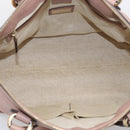 GUCCI Soho Hand Bag Leather 2way Pink Gold 308362 Auth 211417V-20