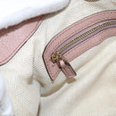 GUCCI Soho Hand Bag Leather 2way Pink Gold 308362 Auth 211417V-23