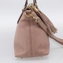 GUCCI Soho Hand Bag Leather 2way Pink Gold 308362 Auth 211417V-4