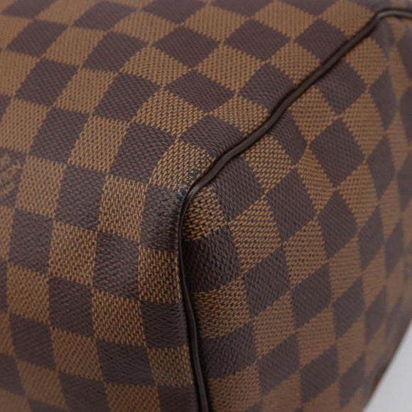 LOUIS VUITTON Damier Ebene Speedy 30 Hand Bag N41364 LV Auth 211422V