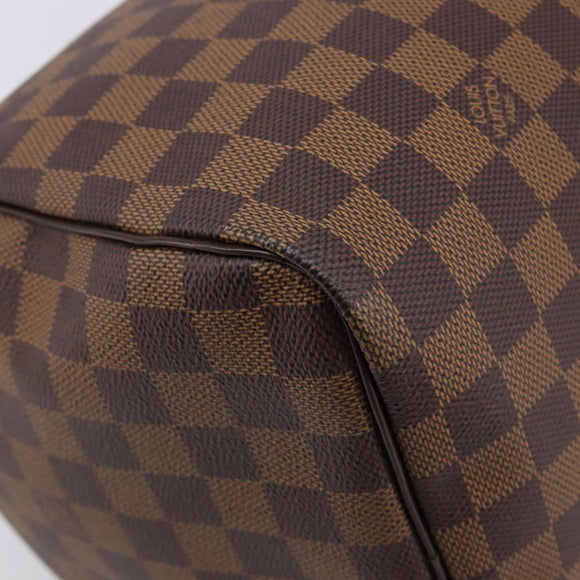 LOUIS VUITTON Damier Ebene Speedy 30 Hand Bag N41364 LV Auth 211422V