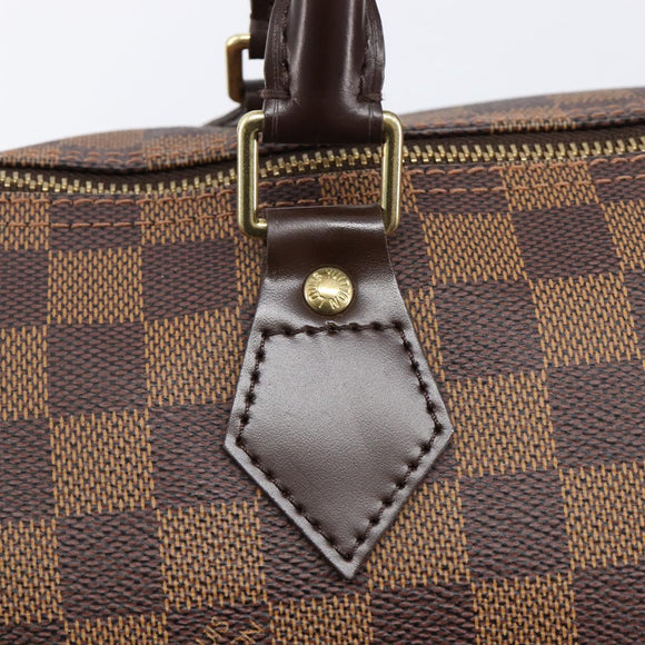 LOUIS VUITTON Damier Ebene Speedy 30 Hand Bag N41364 LV Auth 211422V