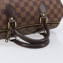 LOUIS VUITTON Damier Ebene Speedy 30 Hand Bag N41364 LV Auth 211422V-7