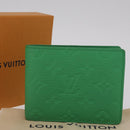 LOUIS VUITTON Taurillon Monogram Portefeuille Multipull M25847 Auth 211426M-19