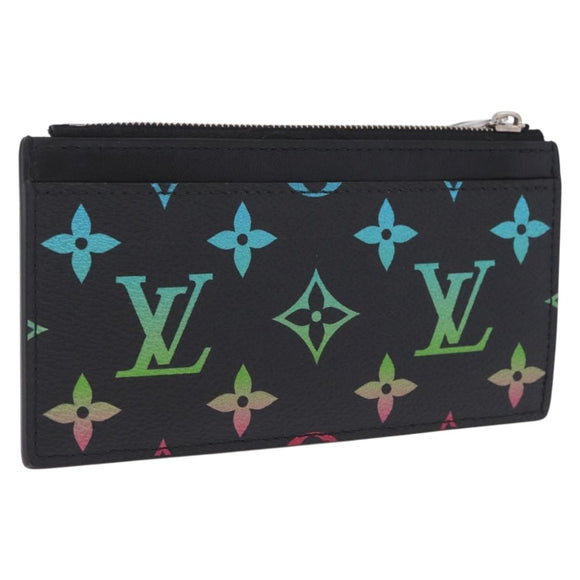 LOUIS VUITTON Monogram Gradient Card Case Black M14261 LV Auth 211427V