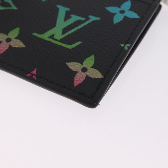 LOUIS VUITTON Monogram Gradient Card Case Black M14261 LV Auth 211427V