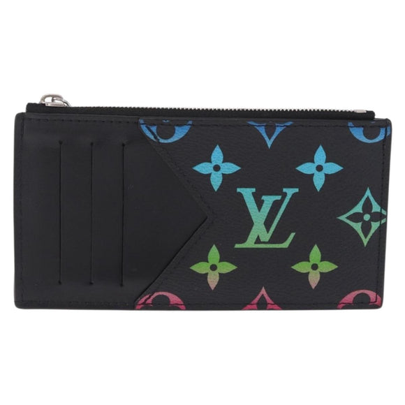 LOUIS VUITTON Monogram Gradient Card Case Black M14261 LV Auth 211427V