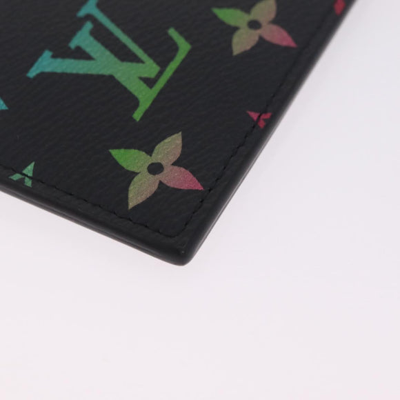 LOUIS VUITTON Monogram Gradient Card Case Black M14261 LV Auth 211427V