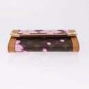 LOUIS VUITTON Cherry Blossom Porte Monnaie Pla Coin Purse M92024 LV Auth 211429V-7