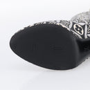 LOUIS VUITTON Pre Owned 1854 Print Silhouette Ankle Boots 37 1/2 LV Auth 211430M-21