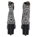 LOUIS VUITTON Pre Owned 1854 Print Silhouette Ankle Boots 37 1/2 LV Auth 211430M-3