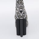 LOUIS VUITTON Pre Owned 1854 Print Silhouette Ankle Boots 37 1/2 LV Auth 211430M-7