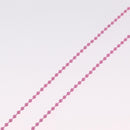Chrome Hearts Flerknee Padlock Necklace rubber Pink Auth 211432M-13