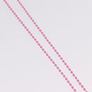 Chrome Hearts Flerknee Padlock Necklace rubber Pink Auth 211432M-5
