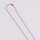 Chrome Hearts Flerknee Padlock Necklace rubber Pink Auth 211432M-7