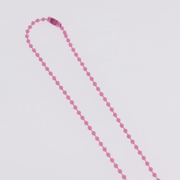 Chrome Hearts Flerknee Padlock Necklace rubber Pink Auth 211432M