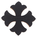 Chrome Hearts Coaster Leather Cork Black Auth 211433M-7
