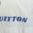 LOUIS VUITTON Multi Logo Jacket Nylon L White LV Auth 211434SAM-19