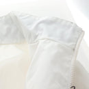 LOUIS VUITTON Multi Logo Jacket Nylon L White LV Auth 211434SAM-26