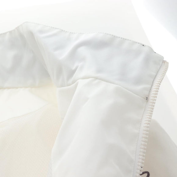 LOUIS VUITTON Multi Logo Jacket Nylon L White LV Auth 211434SAM