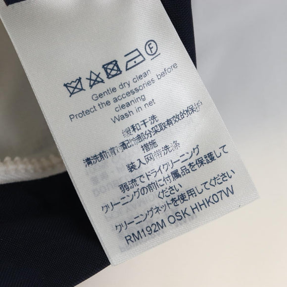 LOUIS VUITTON Multi Logo Jacket Nylon L White LV Auth 211434SAM