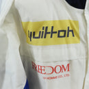 LOUIS VUITTON Multi Logo Jacket Nylon L White LV Auth 211434SAM-5