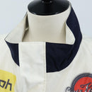 LOUIS VUITTON Multi Logo Jacket Nylon 50 White LV Auth 211435SAM-11