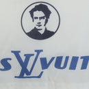 LOUIS VUITTON Multi Logo Jacket Nylon 50 White LV Auth 211435SAM-16
