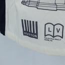 LOUIS VUITTON Multi Logo Jacket Nylon 50 White LV Auth 211435SAM-19