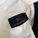 LOUIS VUITTON Multi Logo Jacket Nylon 50 White LV Auth 211435SAM-28