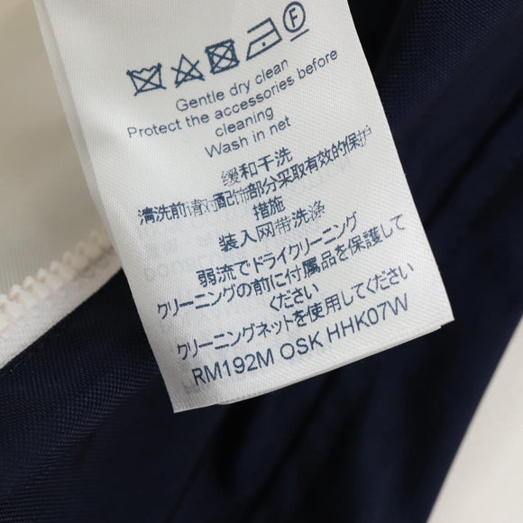 LOUIS VUITTON Multi Logo Jacket Nylon 50 White LV Auth 211435SAM